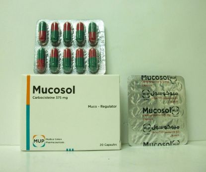 Picture of MUCOSOL 375MG 20 CAP