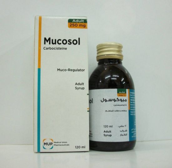 Picture of MUCOSOL ADULT 250MG/5ML SYRUP 120ML