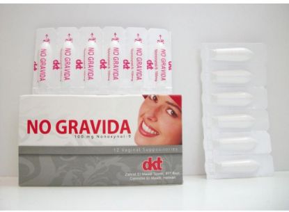 Picture of NO GRAVIDA 12 VAGINAL SUPP