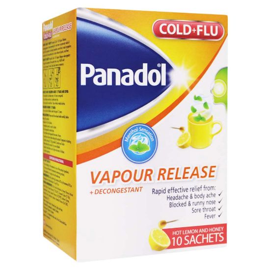 Picture of PANADOL COLD & FLU VAPOUR RELEASE 10 SACHET