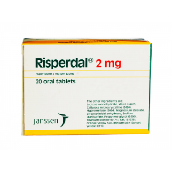Picture of RISPERDAL 2MG 20 TAB
