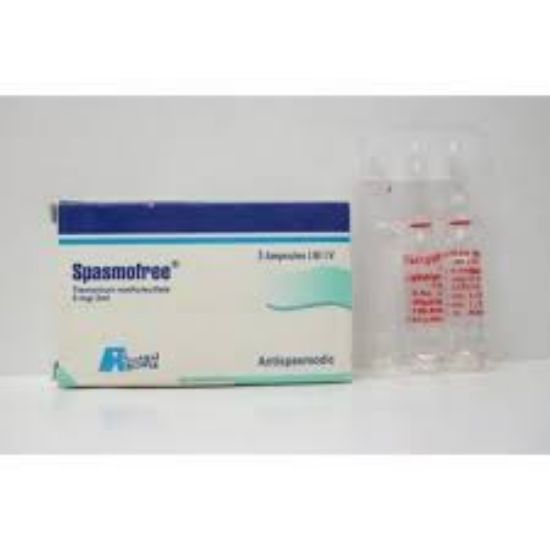 Picture of SPASMOFREE 5MG/2ML I.V./I.M. 3 AMP