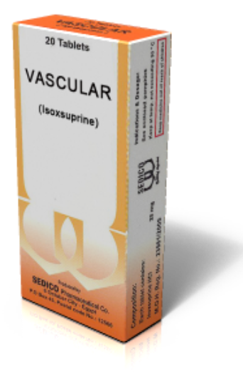 Picture of VASCULAR 20MG 20 TAB