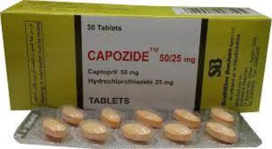 Picture of CAPOZIDE 50/25MG 30 TAB