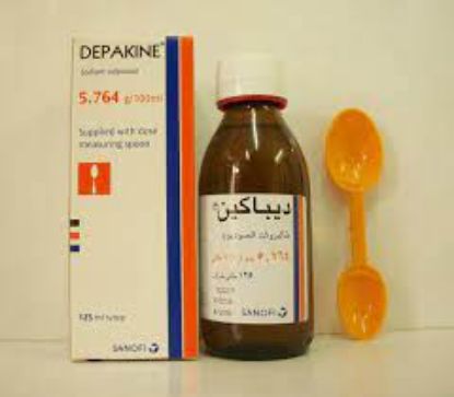 Picture of DEPAKINE 57.64MG/ML SYP. 125 ML