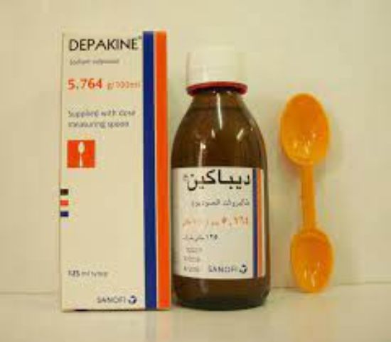 Picture of DEPAKINE 57.64MG/ML SYP. 125 ML