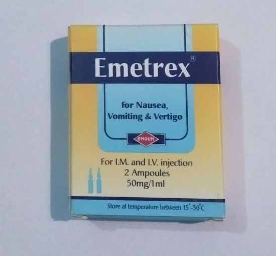 Picture of EMETREX ADULT 50MG/ML 3 I.M./I.V. AMP