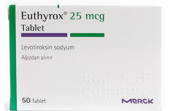 Picture of EUTHYROX 25MCG 50 TAB