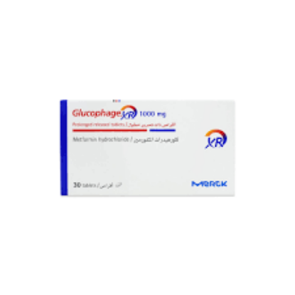 Picture of GLUCOPHAGE XR 1000 MG 30 TAB