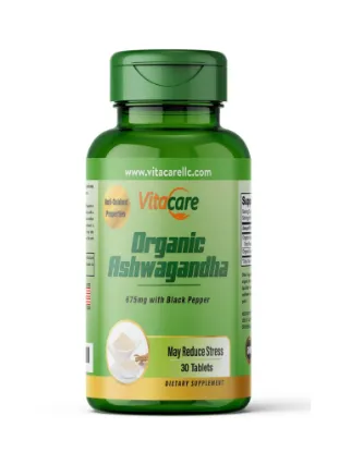 Picture of Vitacare Organic Ashwagandha 30 Tablets
