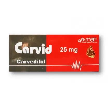 Picture of CARVID 25 MG 30TAB