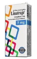 Picture of LINATRAJE 5 MG 21 F.C.TAB