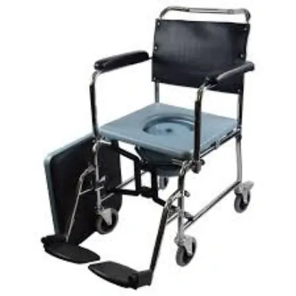 Picture of SMALL WHEELED WHEELCHAIR WITH BATHROOM BASE FOR THE ELDERLY