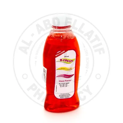 Picture of B-FRESH CLOVE FLAVOUR (RED) MOUTH WASH 250 ML