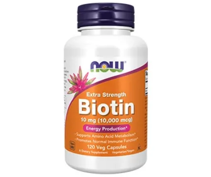 Picture of NOW BIOTIN 10,000MCG   120 CAPS