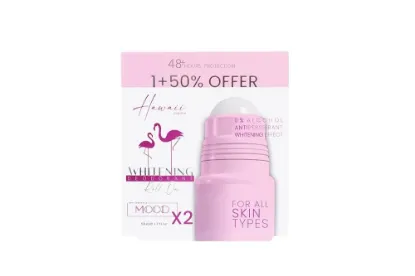 Picture of MOOD HAWAII WHITENING DEODORANT ROLL ON OFFER 1+50% 50ML