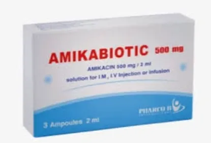 Picture of AMIKABIOTIC 500MG/2ML 3 AMP