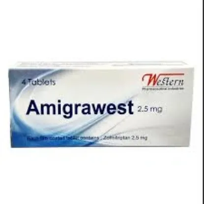 Picture of AMIGRAWEST 2.5MG 4 F.C. TAB