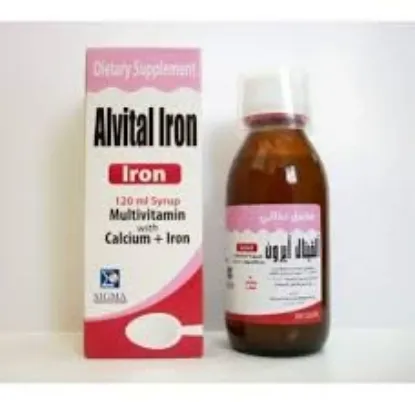 Picture of ALVITAL IRON SYRUP 120 ML