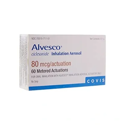 Picture of ALVESCO 80MCG/ACTUATION INHALER
