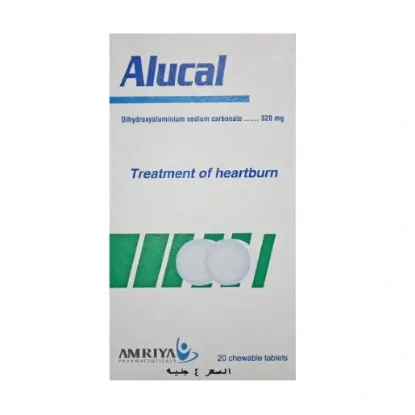 Picture of ALUCAL 320MG 20 CHEWABLE TAB