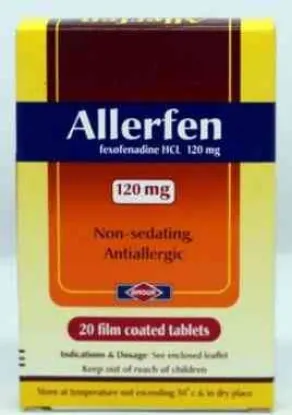 Picture of ALLERFEN 120 MG 20 F.C. TAB