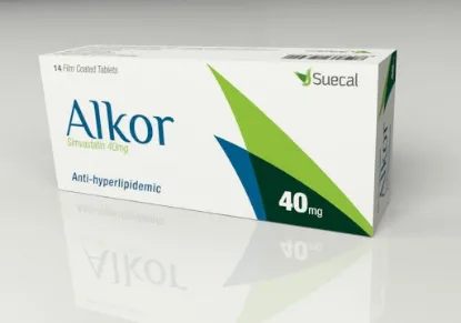Picture of ALKOR 40MG 14 F.C. TAB