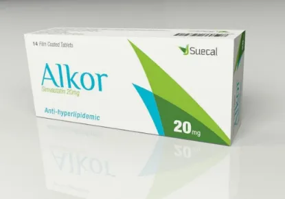 Picture of ALKOR 20MG 14 F.C. TAB