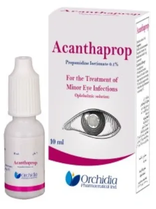 Picture of ACANTHAPROP 1MG/ML EYE DROPS 10 ML