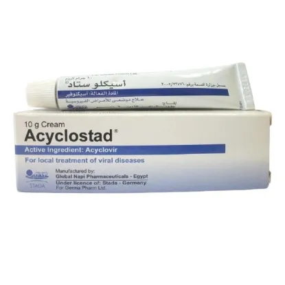 Picture of ACYCLOSTAD 5% CREAM 10 GM