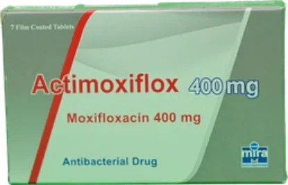Picture of ACTIMOXIFLOX 400 MG 7 F.C.TAB