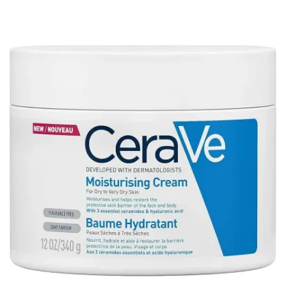 Picture of CeraVe Moisturizing Cream For Dry Skin With Hyaluronic Acid - 340grams